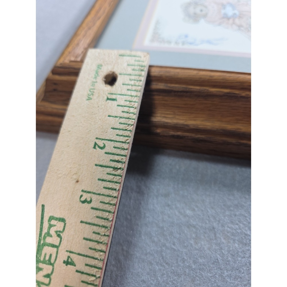 Custom Wooden Frame Matted Print of 2 Teddy Bears - 12 x 10 inches - Alice Shall - Picture 6 of 9